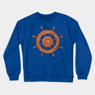 Vintage Ship Wheel Crewneck Sweatshirt
